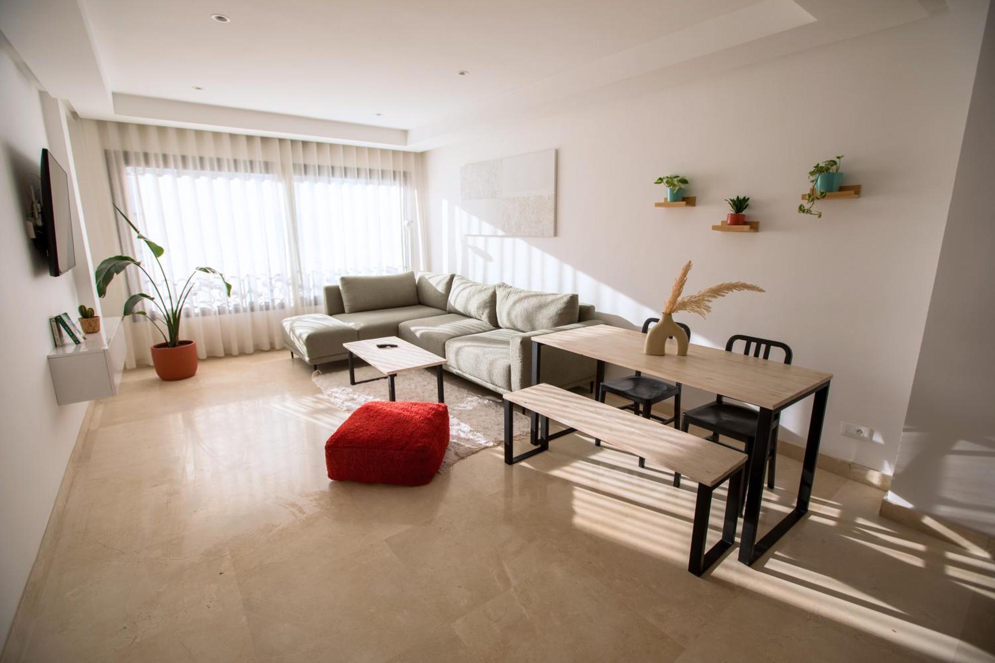 Haut Standing 2-Bedroom Apartment In Gauthier Kazablanka Dış mekan fotoğraf
